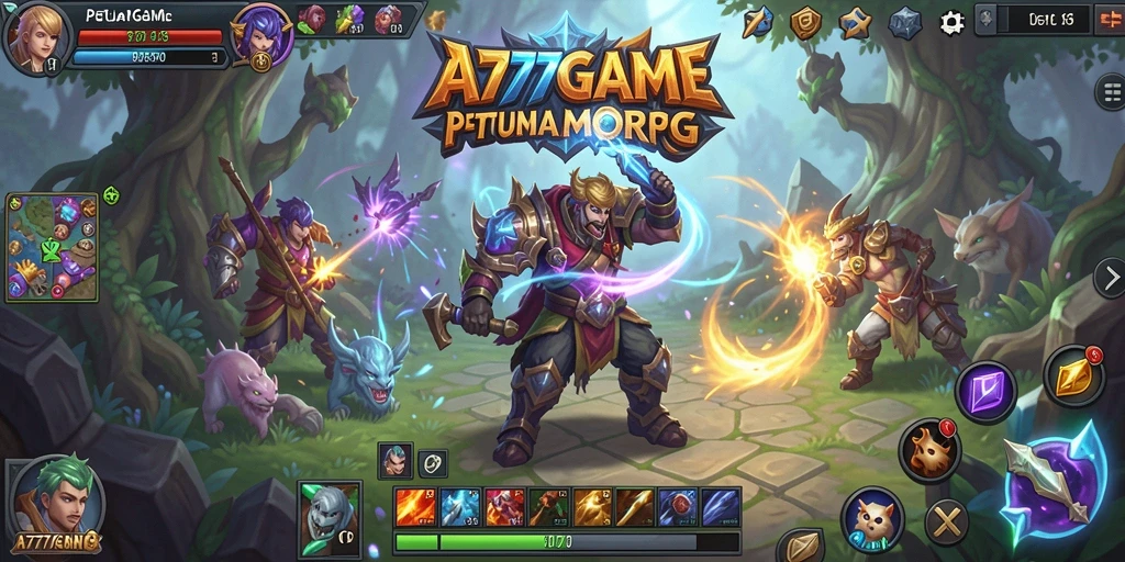 Tampilan gameplay A777GAME yang mendebarkan di dunia MMORPG.