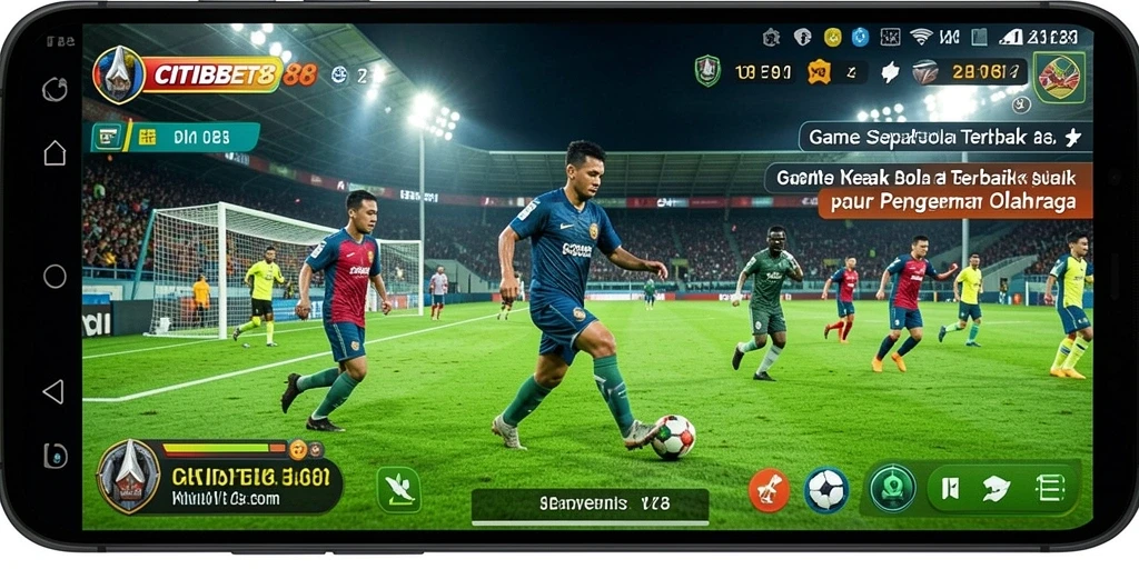 Tangkap momen seru pada pertandingan sepak bola di CITIBET88.