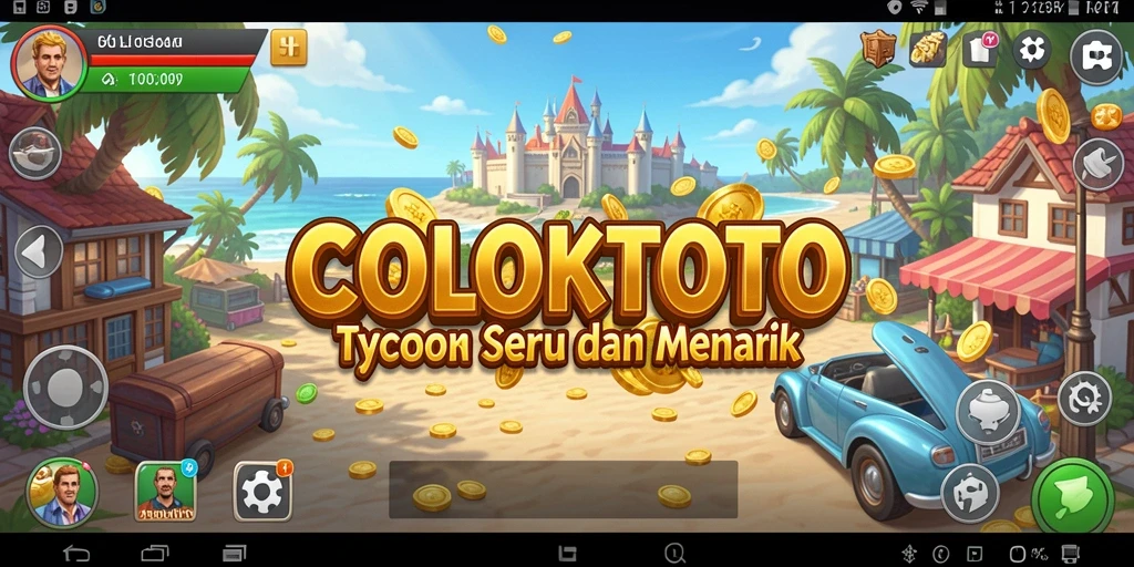 Tampilan gameplay Tycoon menarik dan penuh warna di COLOKTOTO.