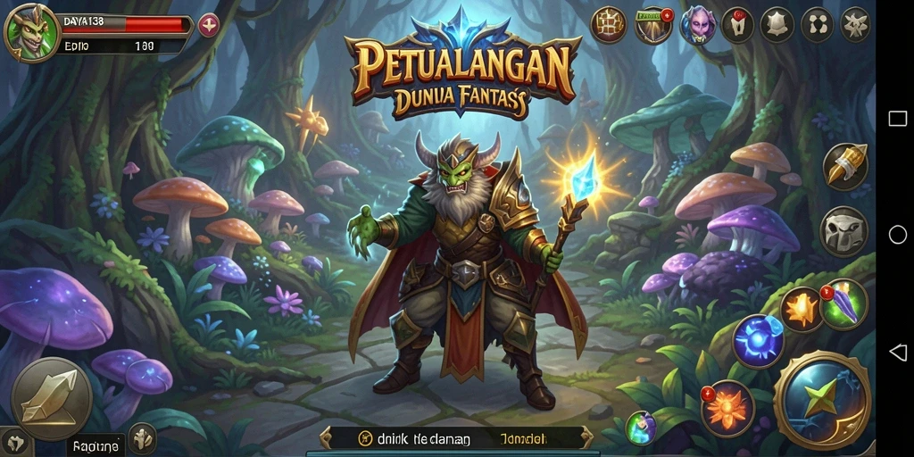 Tampilan gameplay epik dalam dunia petualangan DAYA138.