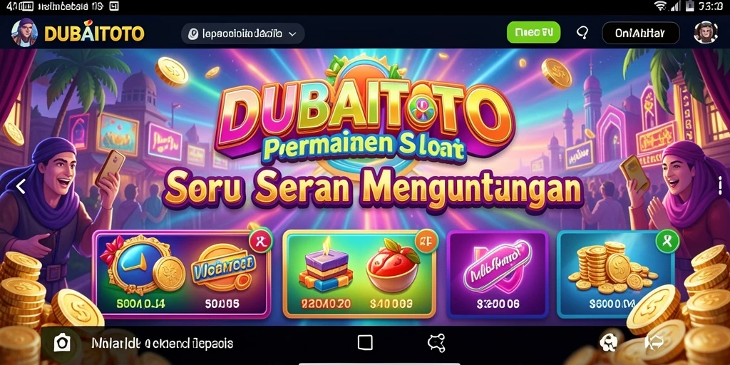 Gameplay DUBAITOTO yang menarik dan mengasyikkan dalam permainan slot.