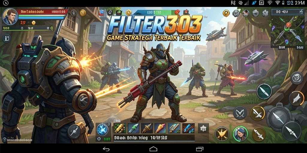 Tampilan gameplay FILTER303 yang menegangkan dan mendebarkan.