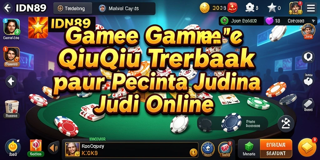 Tampilan gameplay seru dalam IDN89 QiuQiu.