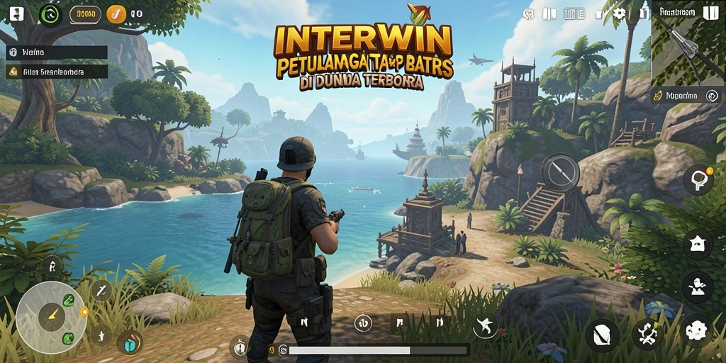 Tangkapan layar menampilkan gameplay seru dalam dunia terbuka INTERWIN.