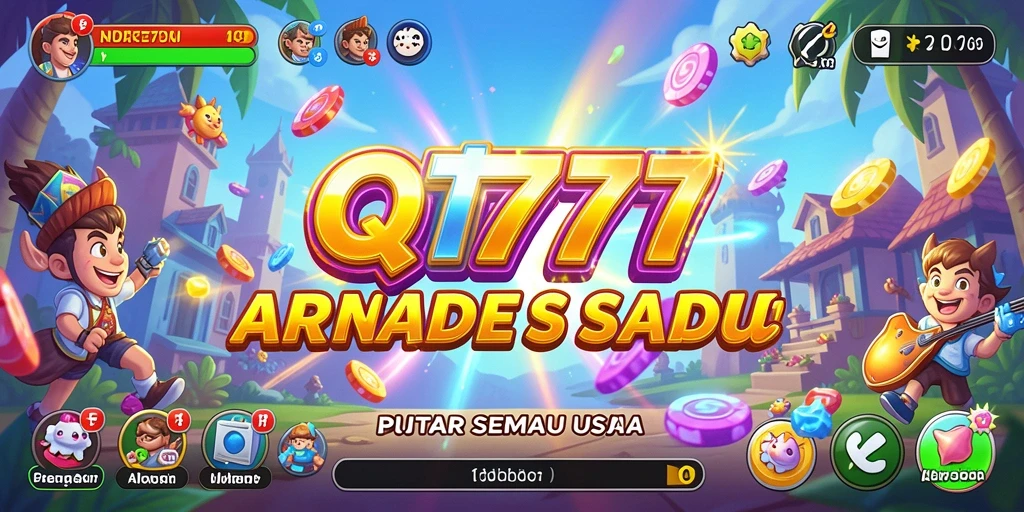 Tangkapan layar QT777 menunjukkan gameplay yang seru dan penuh energi.