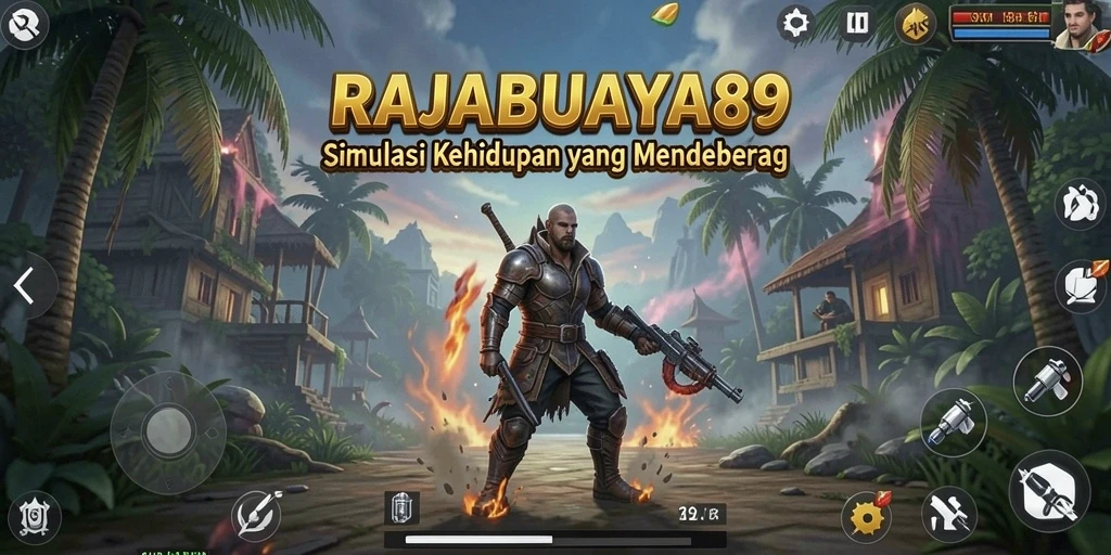 Screenshot utama RAJABUAYA89 yang menampilkan gameplay simulasi yang seru.