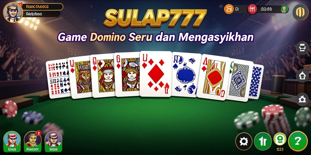 Screenshot gameplay SULAP777 yang menampilkan aksi domino seru.