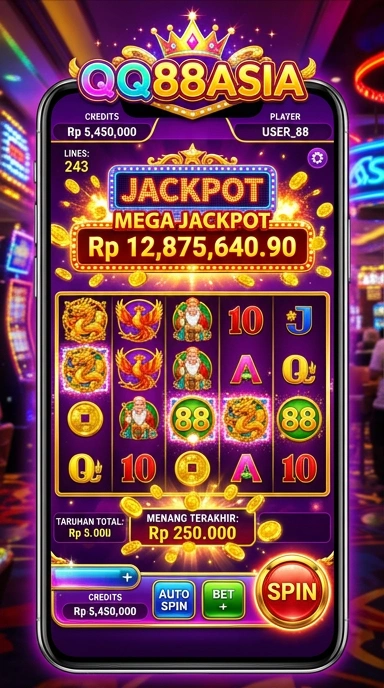 Tampilan utama aplikasi qq88asia dengan berbagai pilihan aplikasi.